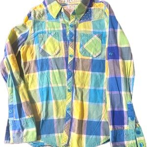 Justice size 10 girls western bling shirt